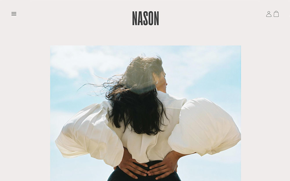 Nason – website screenshot