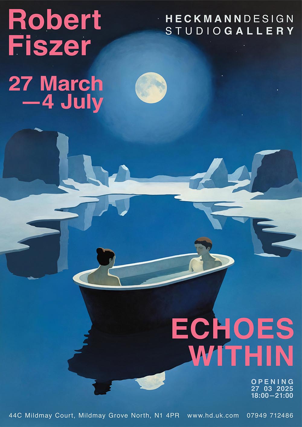Robert Fiszer – Echoes Within – exhibition poster