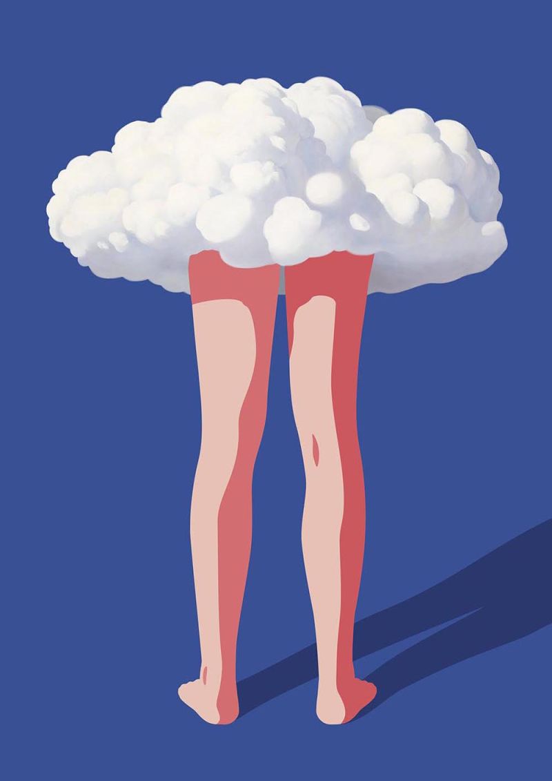 Here Comes the Rain – cover image – artwork by Robert Fiszer