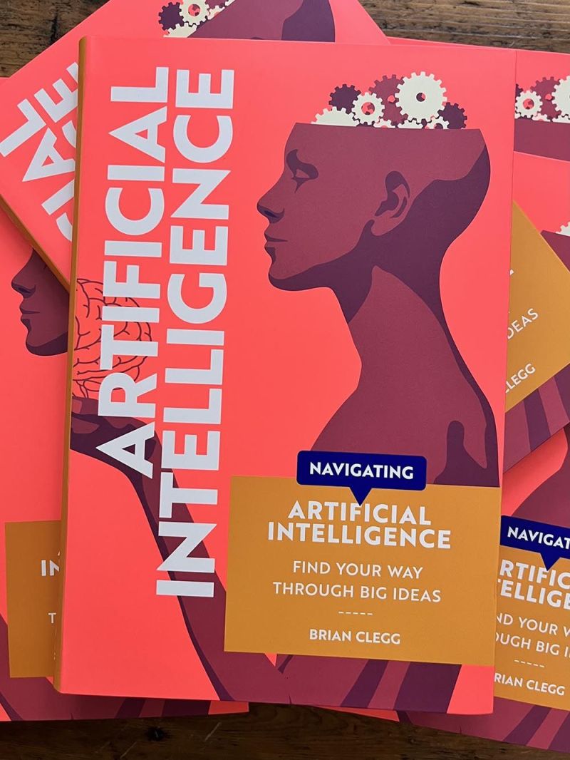 Navigating Artificial Intelligence – book cover illustrated by Robert Fiszer
