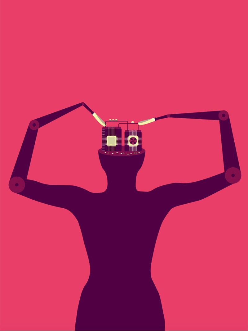 Self Improvement – illustration by Robert Fiszer