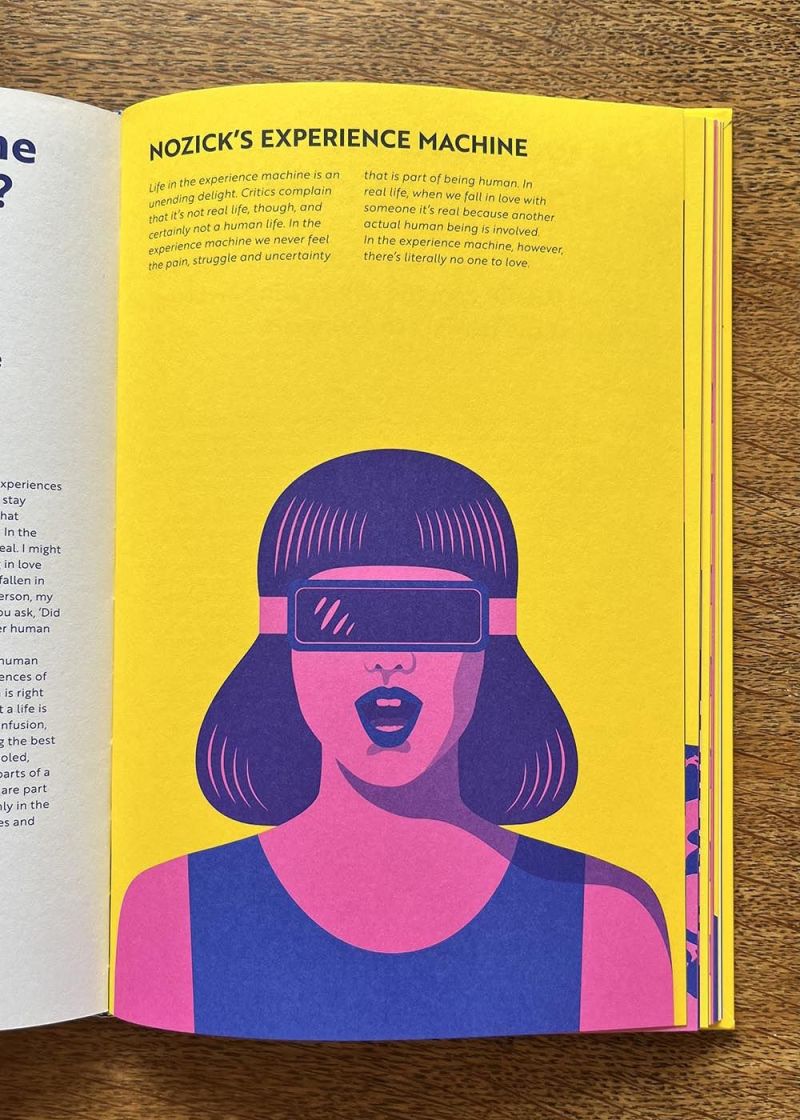 Mozick's Experience Machine – illustration by Robert Fiszer