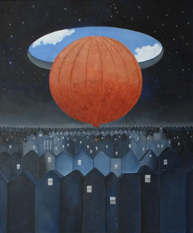 Escape, acrylic on canvas, 2008