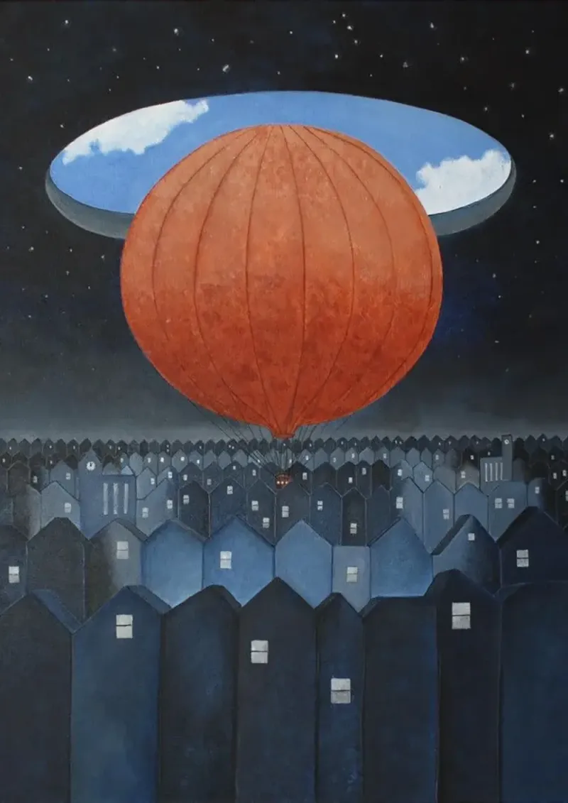 Escape – acrylic on canvas by Robert Fiszer
