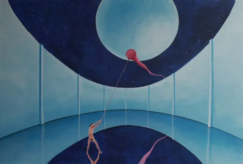 Autistic Conception – acrylic on MDF, 2008