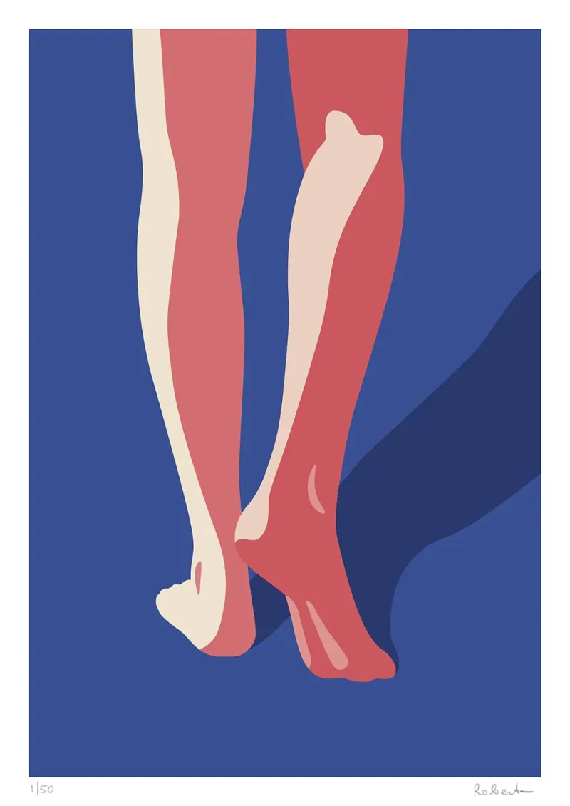 Here Comes the Rain II – A3 limited edition of 50. – artwork by Robert Fiszer